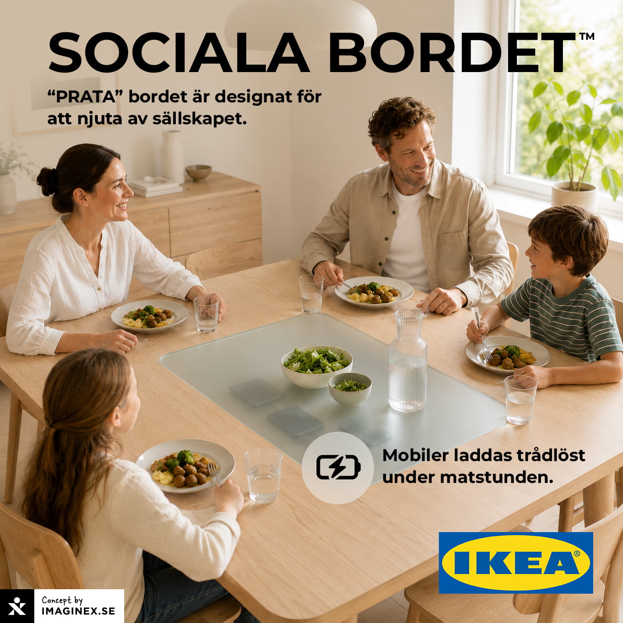 Sociala bordet ”PRATA”